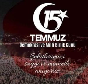 15 Temmuz, milletimizin demokrasiye olan bağlılığının en güçlü göstergesidir. Bu özel günün yıl dönümünde, tüm şehitlerimize Allah'tan rahmet, gazilerimize sağlık diliyoruz.